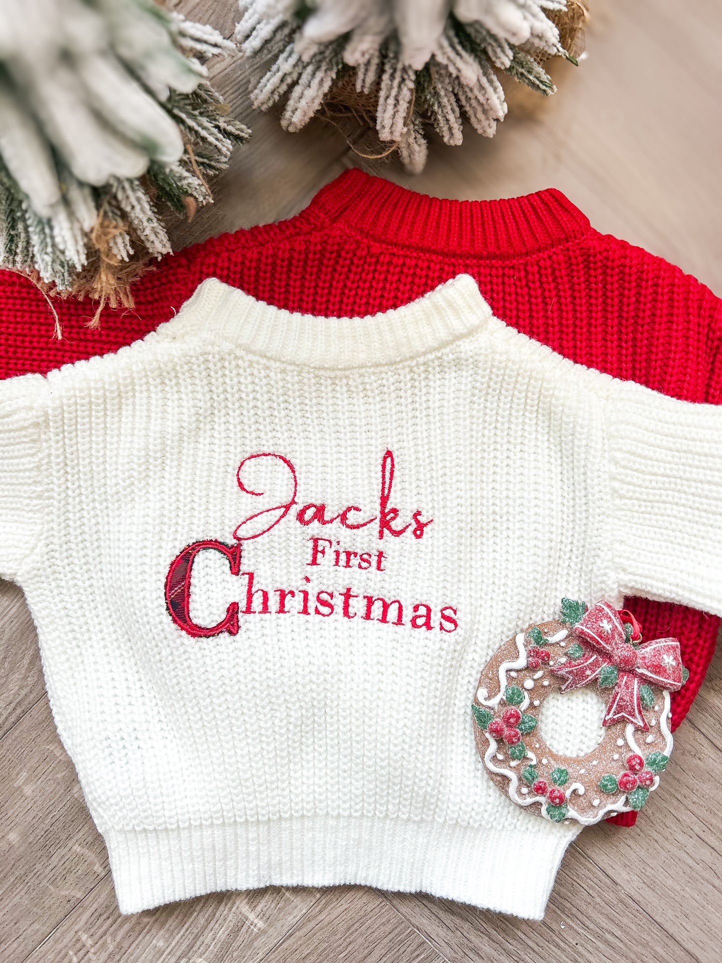 'First Christmas' Knit Jumper