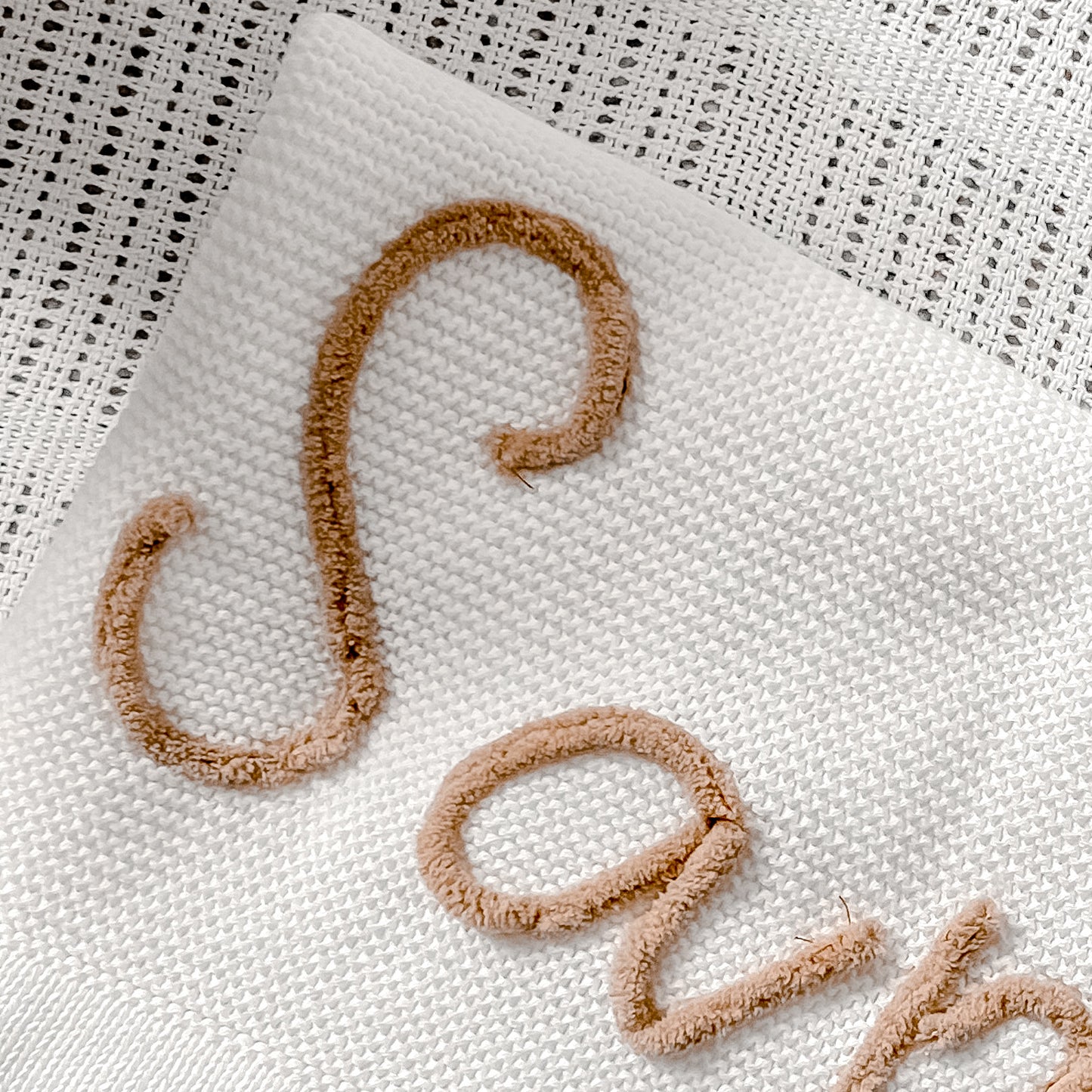 Yarn Embroidery Blanket